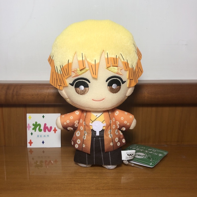 Demon Slayer Kimetsu no Yaiba Agatsuma Zenitsu Bandai Tomonui Namco Limited ตุ๊กตาตุ๊กตา