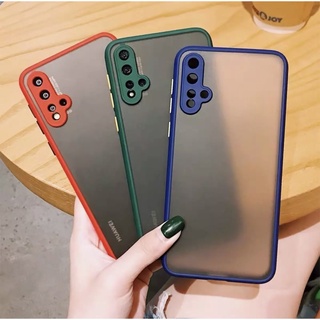 เคสขอบสี เคส Huawei Y6P Y7P Nova 5T Y9s Nova3i Huaweiy9 2019 huaweiY7 Pro2019 Y9 prime เคสหัวเหว่ย เคสกันกระแทก