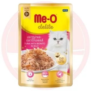 (แบบซอง) Me-O delite pouch 70g. อาหารแมว มีโอดีไลท์ อาหารเปียกแบบซอง เพาซ์ รับประกันความใหม่