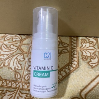 C21 Vitamin C Cream 15ml. วิตามินซีครีมเข้มข้น