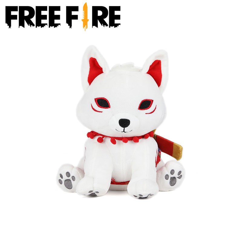 ตุ๊กตาแอ็คชั่น Free Fire ตุ๊กตาสุนัขจิ้งจอก รุ่นครบรอบ 3 ปี สีแดงและสีขาว