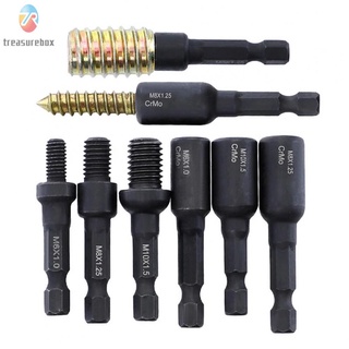 【TRSBX】1PCS Self-Tapping Socket Adapter 1/4 Inch Hex Shank Power Drill Tools 6-10mm brand new and high quality