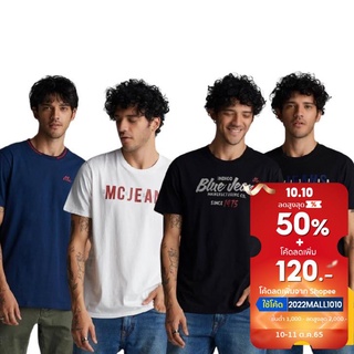 Mc Jeans เสื้อยืดผู้ชาย เสื้อยืด เสื้อแขนสั้น MC ADVENTURE มีให้เลือก 4 รุ่น ผ้านุ่ม ระบายอากาศได้ดี MTTZ4