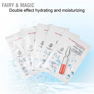 Fairy &amp; Magic มาส์กบํารุงผิวหน้าให้ความชุ่มชื้น 25 มล. กระชับรูขุมขน 5 ชิ้น