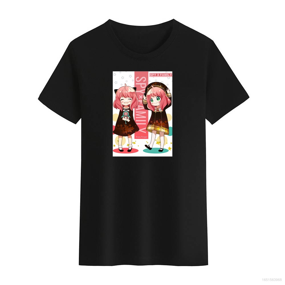 เสื้อยืดแขนสั้น คอกลม พิมพ์ลายคอสเพลย์ CSP Spy x Family Anya Smug Yor พลัสไซซ์ แฟชั่นสําหรับชาย และห