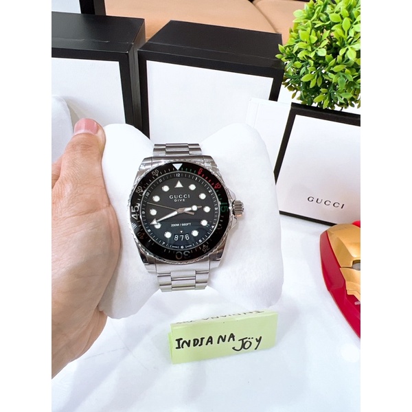Gucci Dive watch 44 mm. นาฬิกากุชชี่แท้