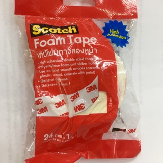 ❗️เทปโฟมกาวสองหน้า Scotch foam tape 3M