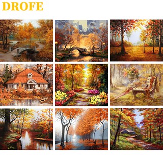 DROFE 【Size: 50X40cm ซี】 ~คอลเลกชันความเชื่อ ~ พร้อมส่งสี DIY / สีดิจิตอล / แต่งบ้าน / ดิจิตอล / ดิจิตอลเพ้นท์ / วาดรูปดิจิตอล