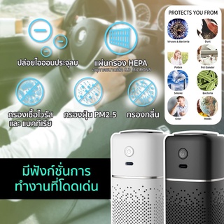 เครื่องฟอกอากาศในรถยนต์ รุ่น C1 YAMADA Car Air Purifier