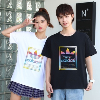 BK-444-SHORT / 7 สี ในลิงค์ เสื้อยืดคอกลม เสื้อยืดแฟชั่น ใส่ได้หญิงและชาย **ปลีก-ส่ง**