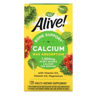 Natures Way Alive! Calcium Bone Formula 120 Tablets