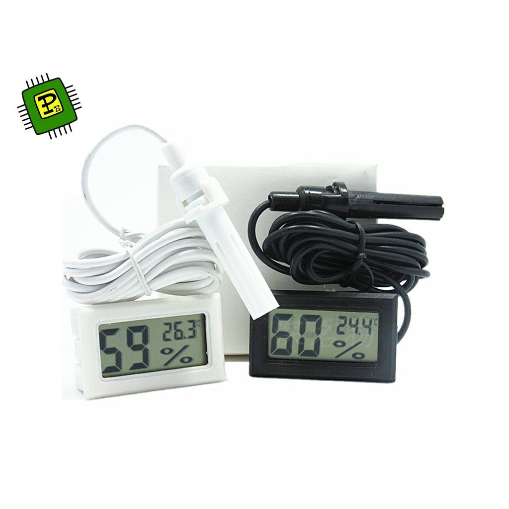 เครื่องวัดอุณหภูมิและความชื้น แบบมีสาย (Digital Hygrometer Temperature &amp; Humidity)