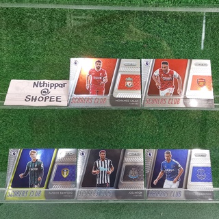 ขาย การ์ด Panini Prizm Premier League 2020-21 Scorers Club Salah Liverpool Aubameyang Arsenal Bamford Richarlison