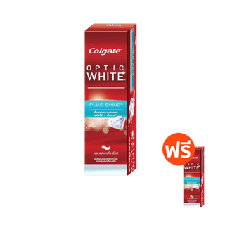 [ซื้อ 1 แถม 1] COLGATE ยาสีฟัน อ๊อฟติค ไวท์ พลัส ชายน์ 100 กรัม