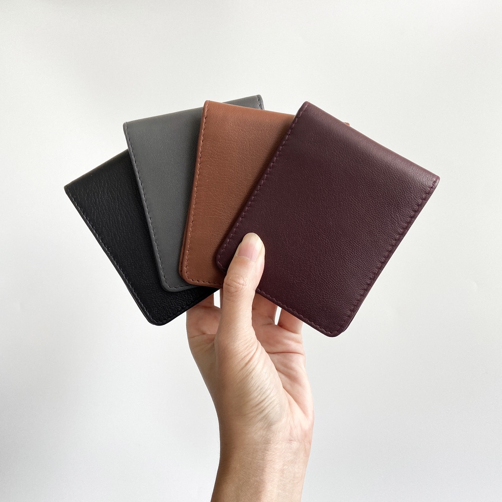 FOLIO محفظة Myra بمشبك نقود جلد طبيعي