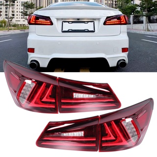 Vland ไฟท้าย Led สีแดงเข้มเหมาะสําหรับ Lexus Is250 Is350 Isf 2006-2013