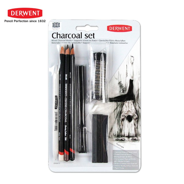 DERWENT ดินสอสีไม้ชาร์โคล Mixed (Charcoal Pencil Mixed)