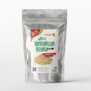 เมล็ดแตงโมอบ 200 กรัม Roasted Watermelon Kernels no salt 200 g. Flowerfood (สินค้าไม่มีเปลือก ไม่ใส่เกลือ อบพร้อมทาน)