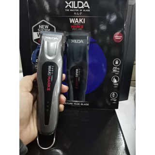 ปัตตาเลี่ยน ตัดผม ไร้สายรุ่น XILDA  WAKI Mark​ ll ตัวเครื่องสีเทาเมทัลลิก