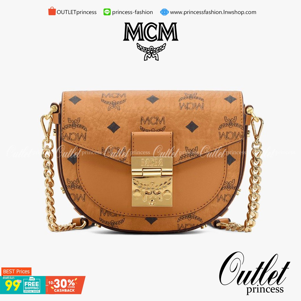 MCM MINI PATRICIA CROSSBODY IN VISETOS กระเป๋าสะพายไซส์มินิ แรงดีไม่มีตกน้า คอลเลคชั่นนี้ดีไซน์แปลกใ