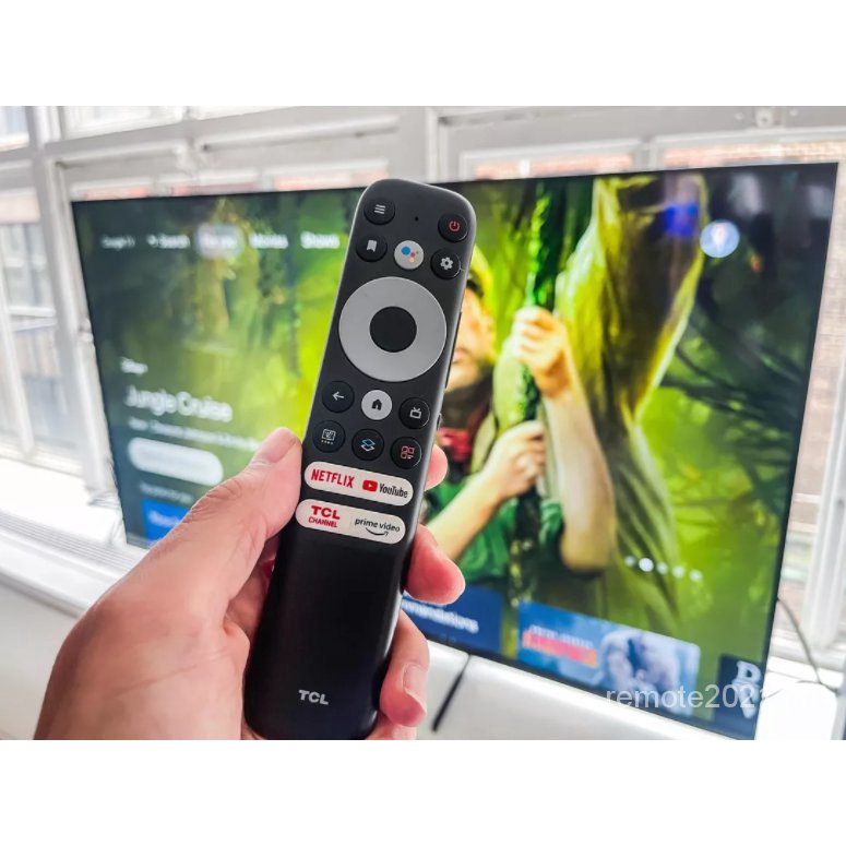 สําหรับ TCLadds Google TV Smart to stream to 5 Series และ 6 Series รีโมททีวีสําหรับ TCLTV Smart Voice Remote Control