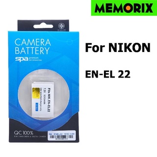 SPA battery For Nikon EN-EL22 Camera Battery แบตเตอรี่กล้อง