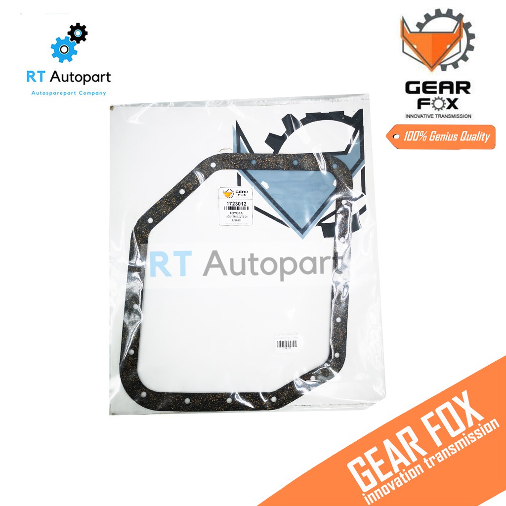 Gearfox ปะเก็นเกียร์ ออโต้ Toyota Altis ZZE121 1.8 ZZE141 ปี08-13 Vios NCP41 NCP93 ปี03-13 Yaris NCP91 ปี05-13 / 1723012
