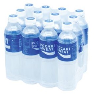 POCARI SWEAT โพคาลี่สเวท เครื่องดื่มกลิ่นซิตรัส ขนาด 350ml./ขวด ยกแพ็ค 12ขวด