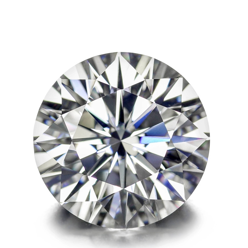Vvs1 D Color Moissanite diamond 6.5 mm - 11 mm พร้อม GRA Certificate