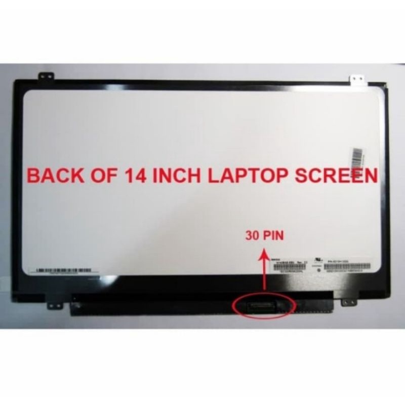 Led lcd 14.0 slim 30pin