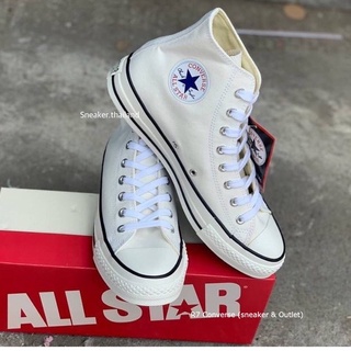 🚩  Chuck Taylor All Star Japan [หุ้มข้อสีครีม]  รองเท้าผ้าใบ สินค้าพร้อมกล่อง มีเก็บปลายทาง