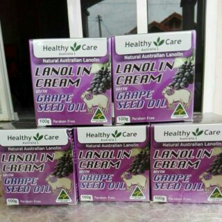 Healthy care Lanolin with Grape seed 100 gm