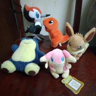 Pokemon center ตุ๊กตาโปเกม่อน Pc, Tomy, I Love มือสอง ของแท้จากญี่ปุ่น