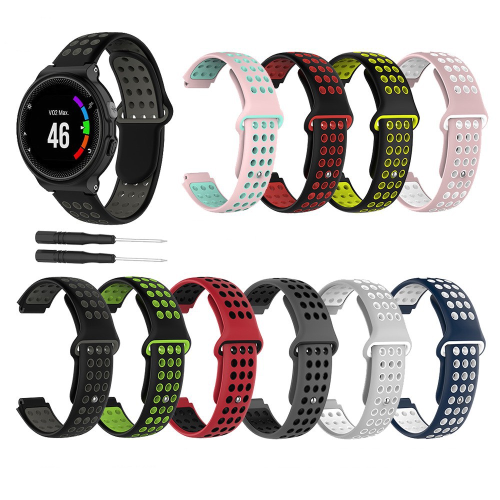 GARMIN สายรัดข้อมือซิลิโคนสําหรับ Garmin Forerunner 220 230 235 630 620 735 Approach S 20 S 5 S 6