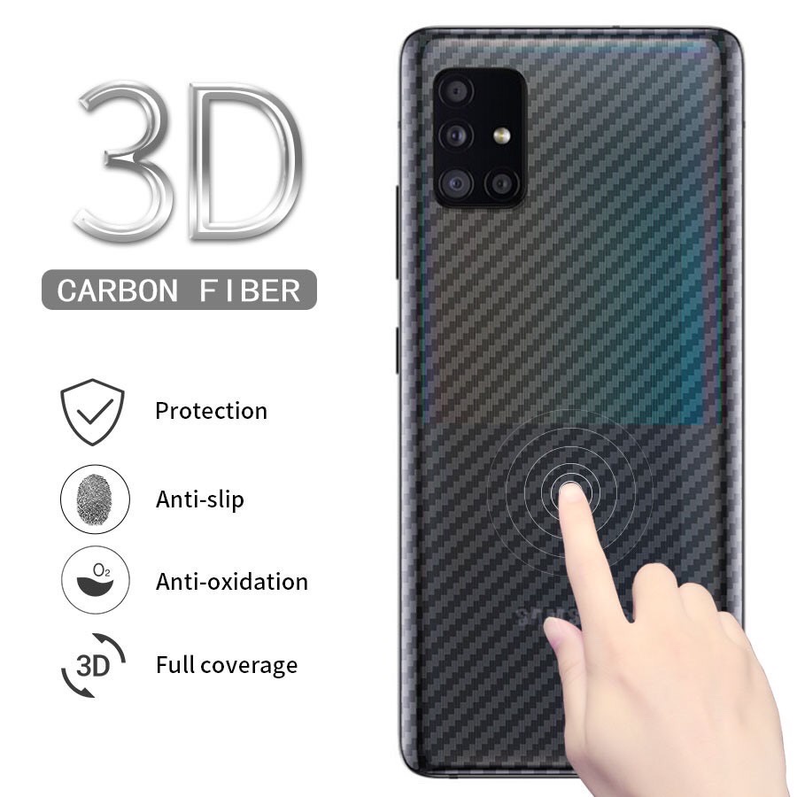 ฟิล์มหลัง Kevlar เคฟล่า Samsung A04s A05 A05s A13 A14 A24 A33 A34 A53 A54 A73 M23 M33 S23 S23Plus S23Ultra M01core