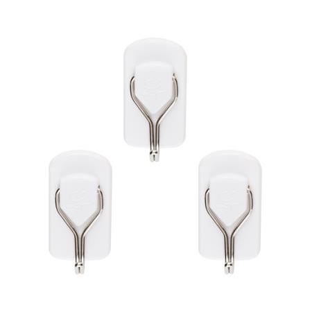 ขอแขวนเหลี่ยมติดเทปกาว SUPERLINE SL117 (1x3)