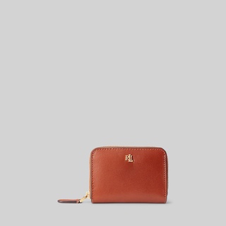 Polo Ralph Lauren-Lauren WALLET Smooth Leather Continental Wallet กระเป๋าสตางค์ รุ่น WALRSLG0G220090 สี 200 BROWN