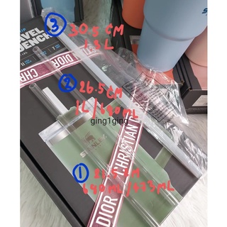 (ส่งฟรีEMS พร้อมส่งในไทย) หลอด stanley พลาสติกอย่างดี (ของแท…