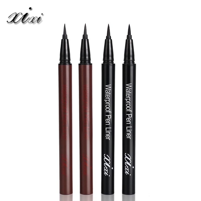 อายไลน์เนอร์ XIXI [X531] Eyeliner กันน้ำ เส้นคม หัวพู่กันเรียวเล็กเขียนง่าย Waterproof Pen Liner มีทั้งสีดำและสีน้ำตาล – โปรปัง