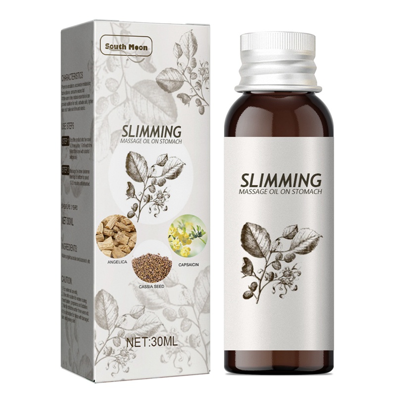 减肥油30ml New Weight Loss Slim Essential Oils Serum Massage Oil Cellulite