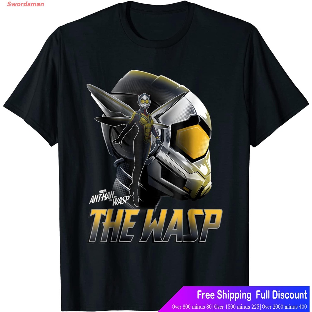 เสื้อยืดแขนสั้น Marvel Ant-Man &amp; The Wasp Hope Dyne Profile Graphic T-Shirt Sports T-shirtRX#
