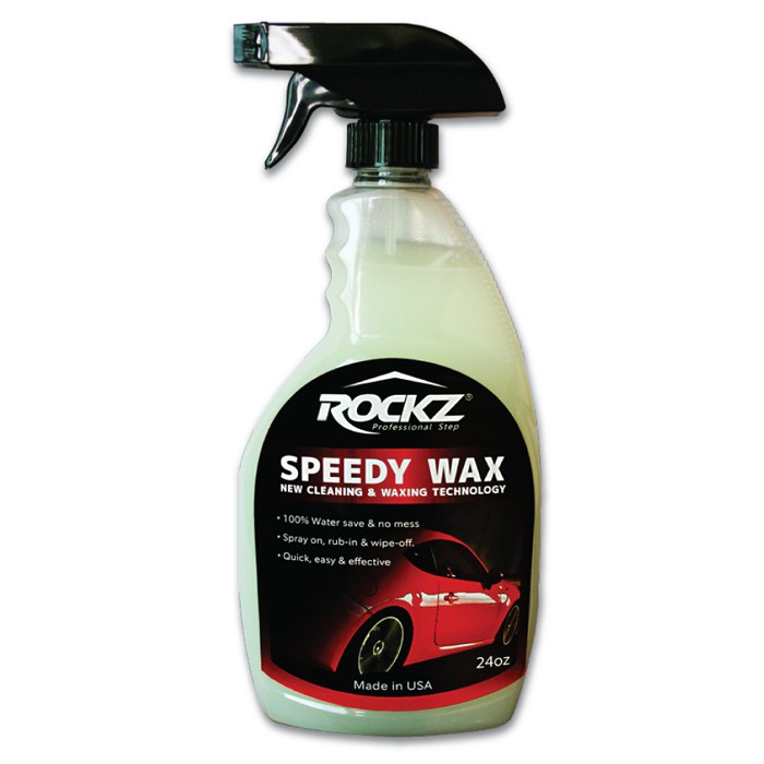ROCKZ น้ำยาเคลือบเงา สเปรย์เคลือบฟิล์มแก้ว Speedy Wax (2 in 1) 1 ขวด