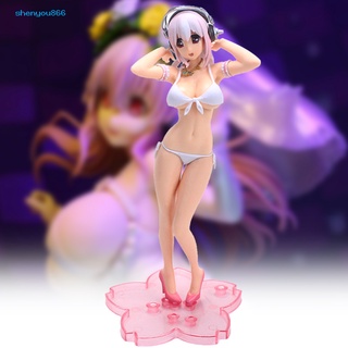 ชุดว่ายน้ําบิกินี่ Super Sonico ชุดว่ายน้ําถอดออกได้ Super Sonico