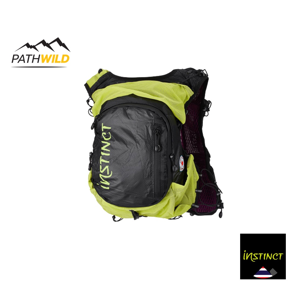 INSTINCT EKLIPSE TRAIL VEST 12L  เป้น้ำ แนบกระชับ ปรับขนาดได้ทุกไซส์ ช่องใส่ของใหญ่เปิดได้รวดเร็ว มี