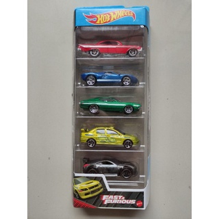 hotwheels fast &amp; furious boxset 5 กล่องใหม่ 2021