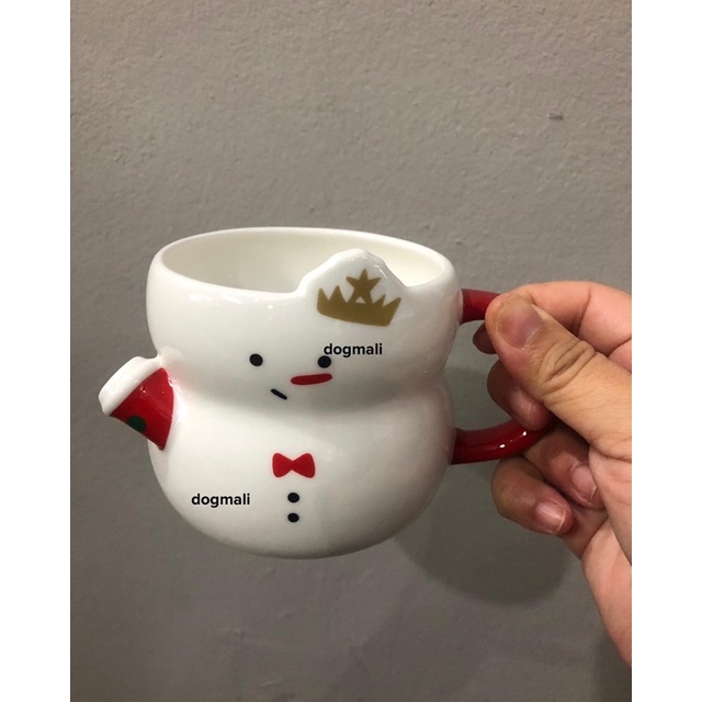 starbucks snowman mug 10 oz