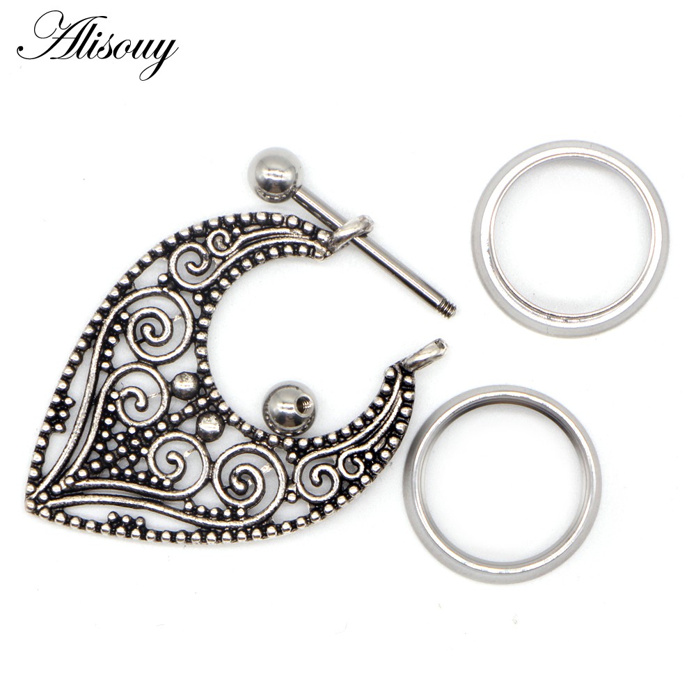 Alisouy 2 ชิ้น 6-25 มม.เหล็กผ่าตัดอุโมงค์หูเจาะปลั๊ก Double Flare เนื้ออุโมงค์วัดต่างหู Stretcher Dangle stretchers ปลั๊ก ราคา ถูกที่สุด ดีลบีเคเค แกลเลอรีภาพที่ 3