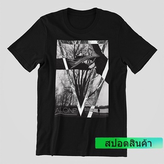 ROUND คอลูกเรือแฟชั่น เสื้อยืดผู้ชาย คู่รัก ลายต้นไม้ ธรรมชาติ COMING CLUB oversize-4XL