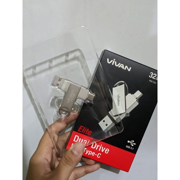 Flashdrive flashdisk OTG 32GB USB Flashdisk OTG VOC232 อินเทอร์เฟซคู่