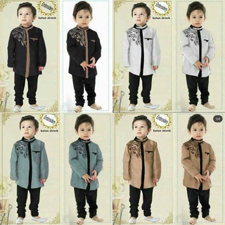 เสื้อผ้าสําหรับเด็กผู้ชาย 3 4 5 ปี PASHA KID VL KARUN RAYON ISLAMIC แฟชั่นสําหรับเสื้อผ้าเด็กผู้หญิง